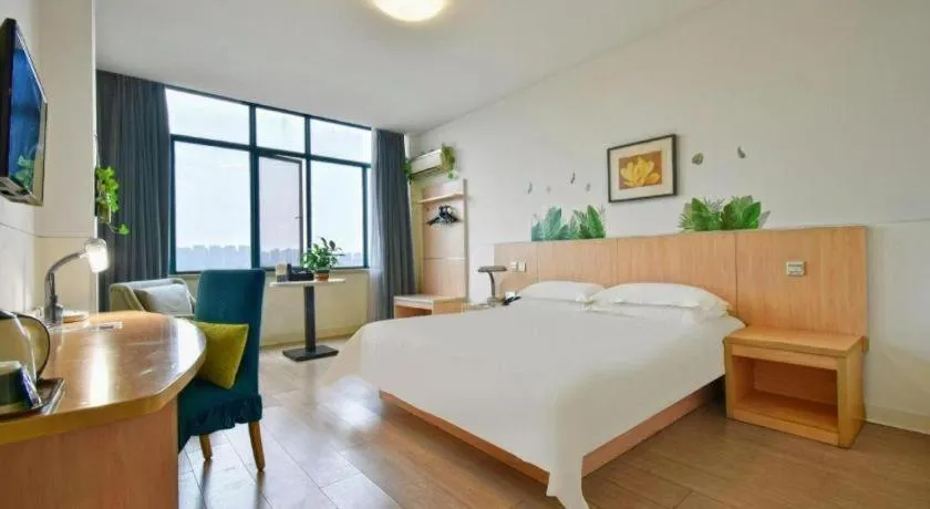 Bed in Jinjiang Inn E'ling Cultural and Creative Second Factory
