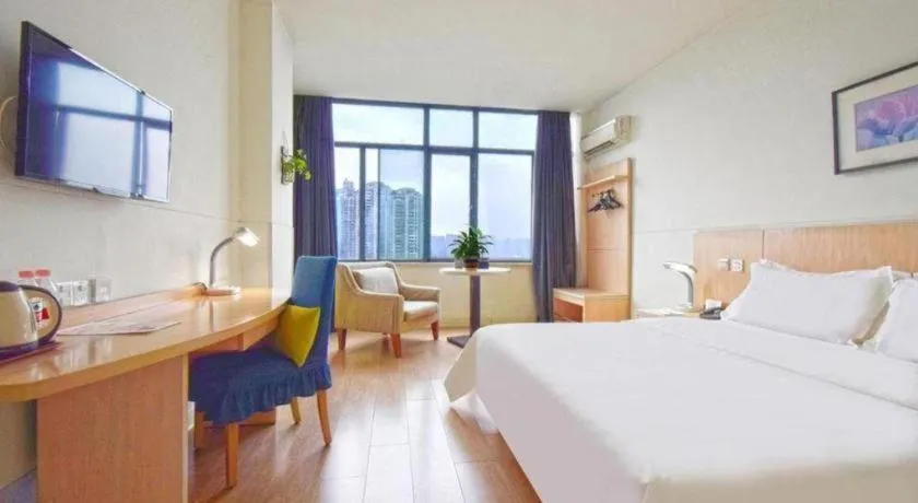 Bed in Jinjiang Inn E'ling Cultural and Creative Second Factory