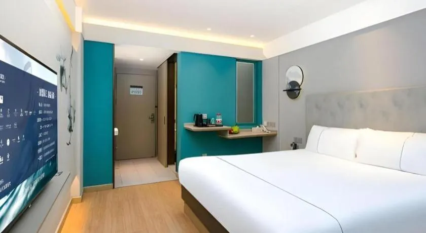 Bed in Magnotel Ningbo Tianyi Plaza Railway Station