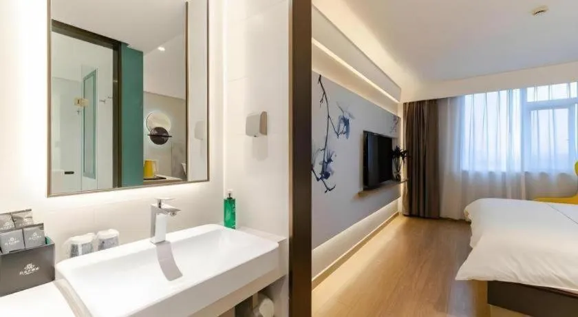 Bed in Magnotel Ningbo Tianyi Plaza Railway Station