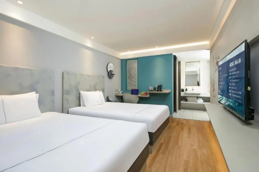 Bed in Magnotel Ningbo Tianyi Plaza Railway Station