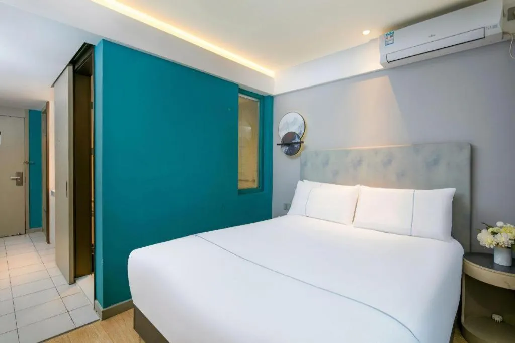 Bed in Magnotel Ningbo Tianyi Plaza Railway Station