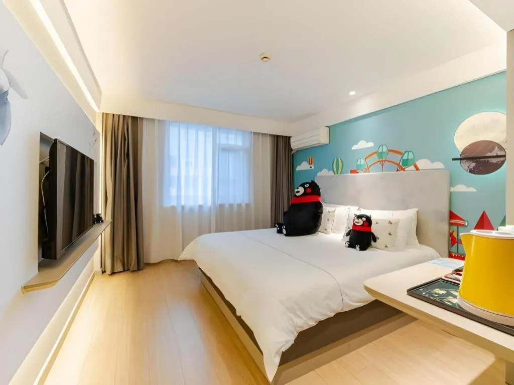 Bed in Magnotel Ningbo Tianyi Plaza Railway Station