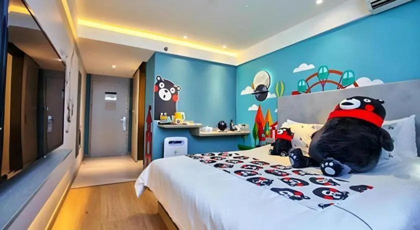 Bed in Magnotel Ningbo Tianyi Plaza Railway Station