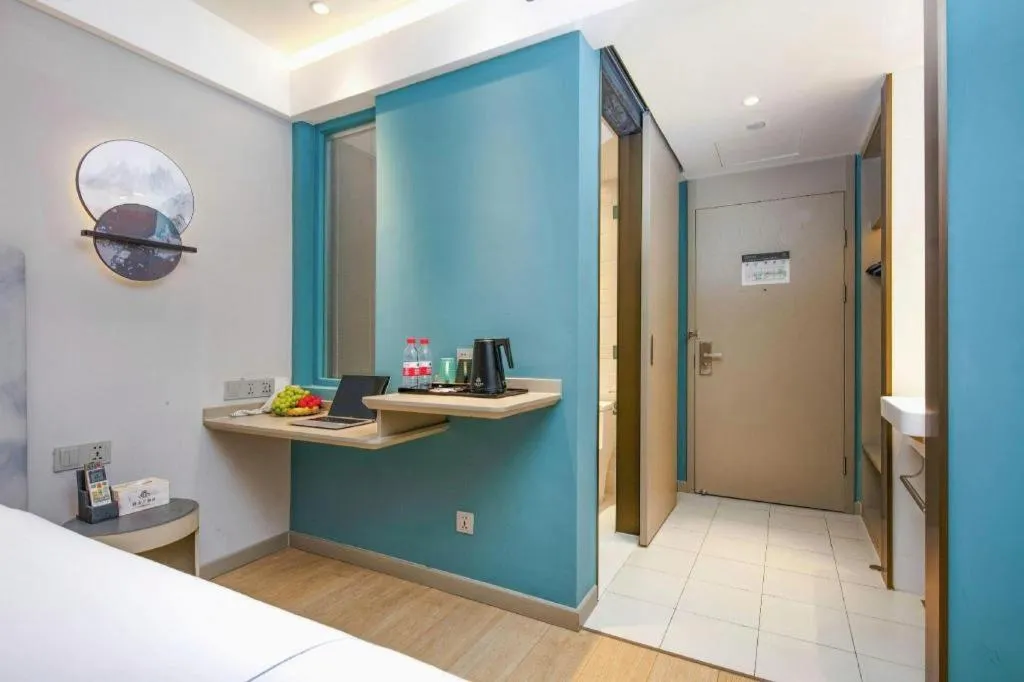 Bed in Magnotel Ningbo Tianyi Plaza Railway Station