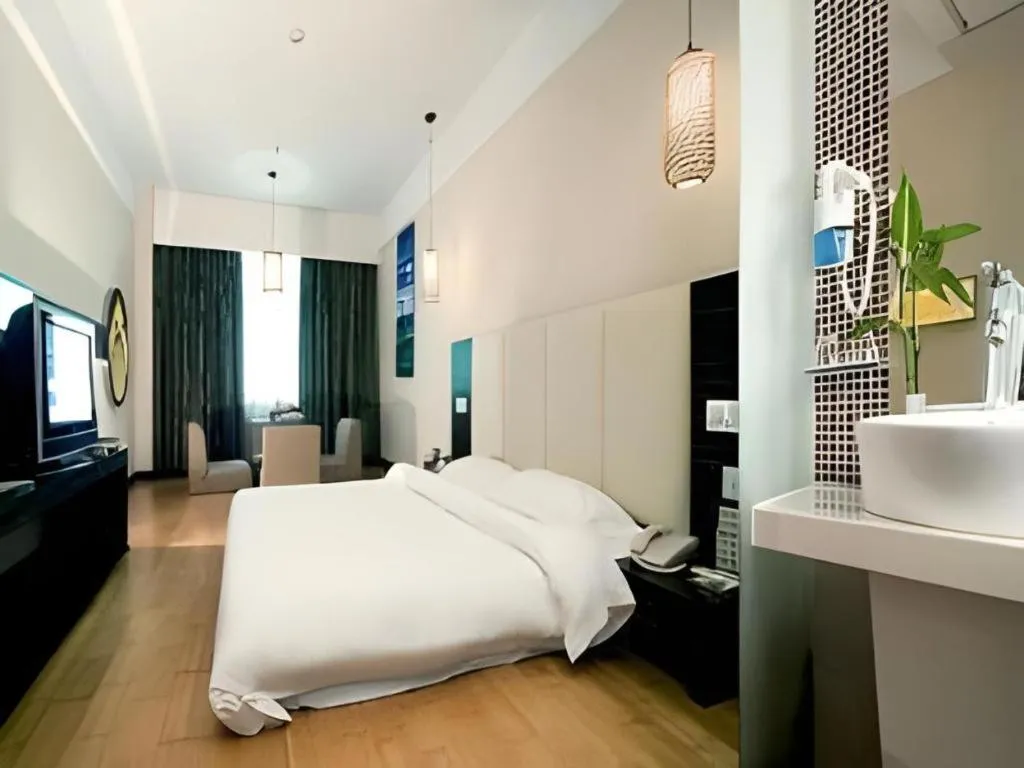 Bed in Orient Sunseed Hotel Airport Branch