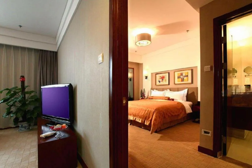 Bed in Jinan Blue Horizon Hotel Shizhong