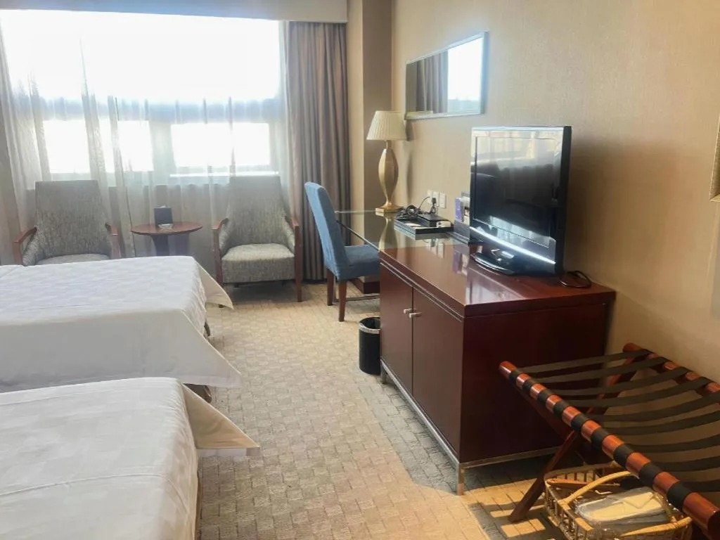 Bed in Jinan Blue Horizon Hotel Shizhong