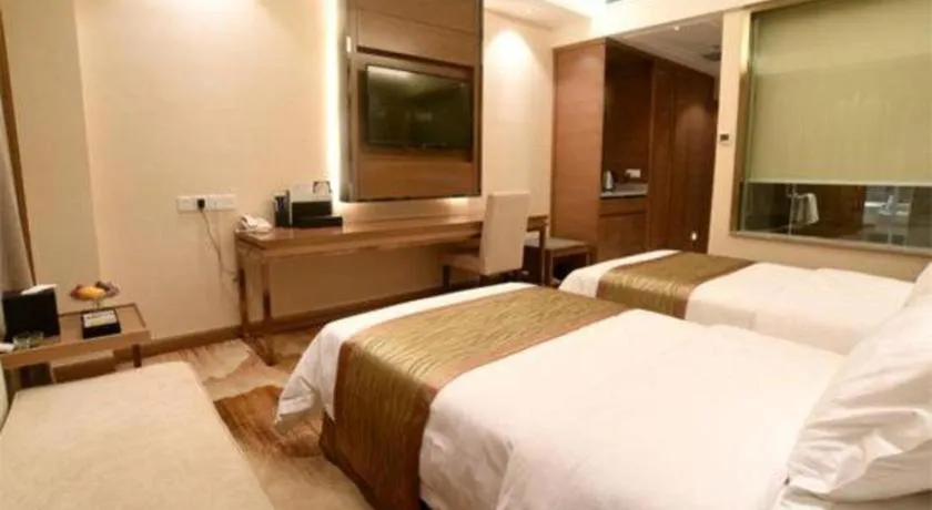Bed in Jinan Blue Horizon Hotel Shizhong