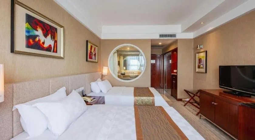 Bed in Jinan Blue Horizon Hotel Shizhong