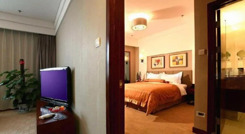 Bed in Jinan Blue Horizon Hotel Shizhong