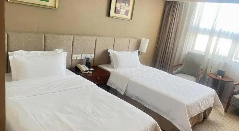 Bed in Jinan Blue Horizon Hotel Shizhong