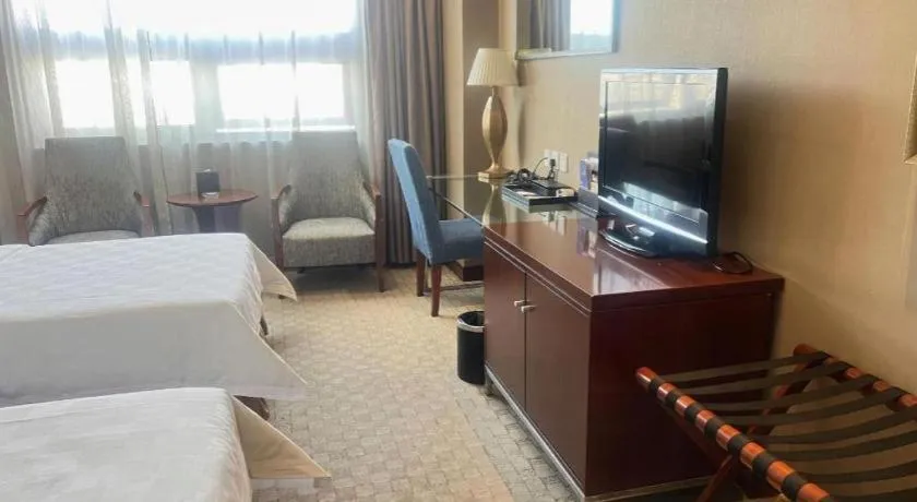 Bed in Jinan Blue Horizon Hotel Shizhong