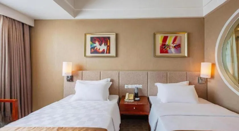 Bed in Jinan Blue Horizon Hotel Shizhong