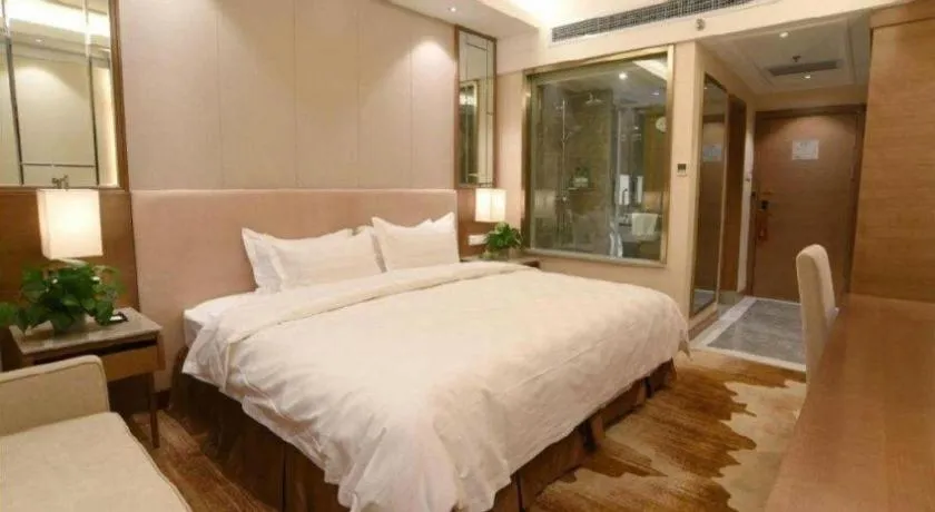 Bed in Jinan Blue Horizon Hotel Shizhong