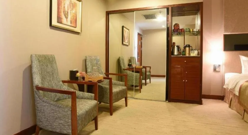 Bed in Jinan Blue Horizon Hotel Shizhong