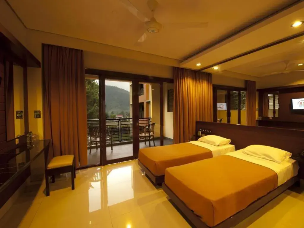 Bed in Hotel Bintang Tawangmangu Bed in Hotel Bintang Tawangmangu