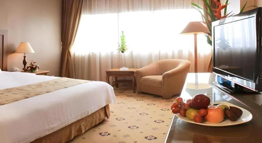 Bed in Danau Toba Hotel International