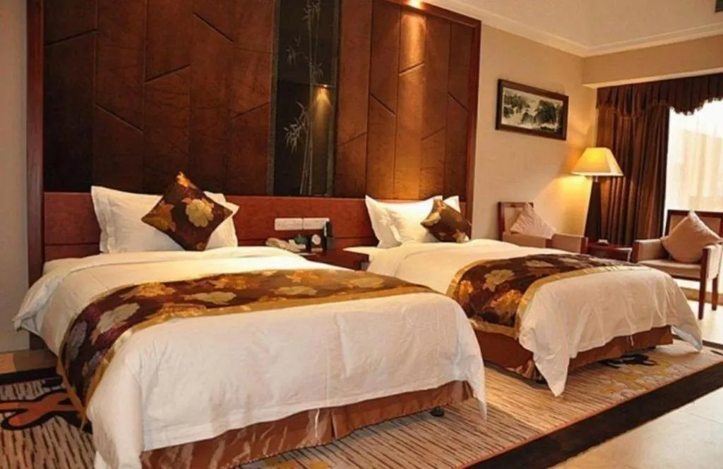 Bed in Jinggangshan ZhongTaiLai International Hotel