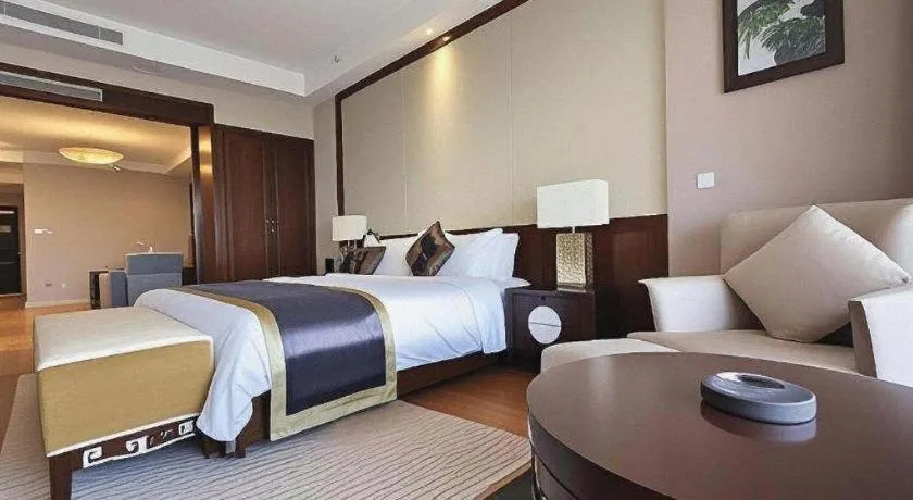Bed in Jinggangshan ZhongTaiLai International Hotel