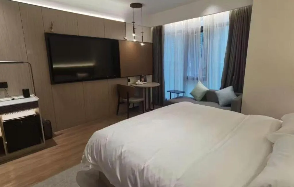 Bed in Jinggangshan ZhongTaiLai International Hotel