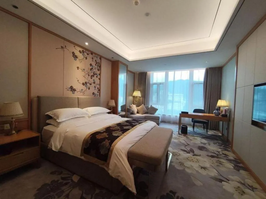 Bed in Jinggangshan ZhongTaiLai International Hotel