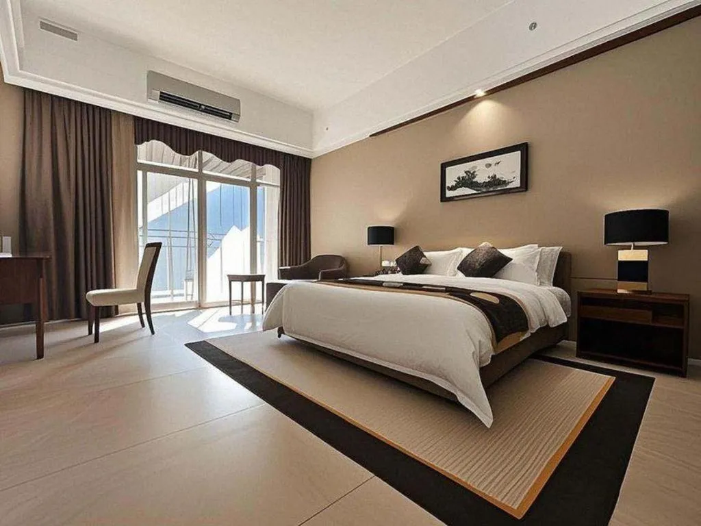 Bed in Jinggangshan ZhongTaiLai International Hotel