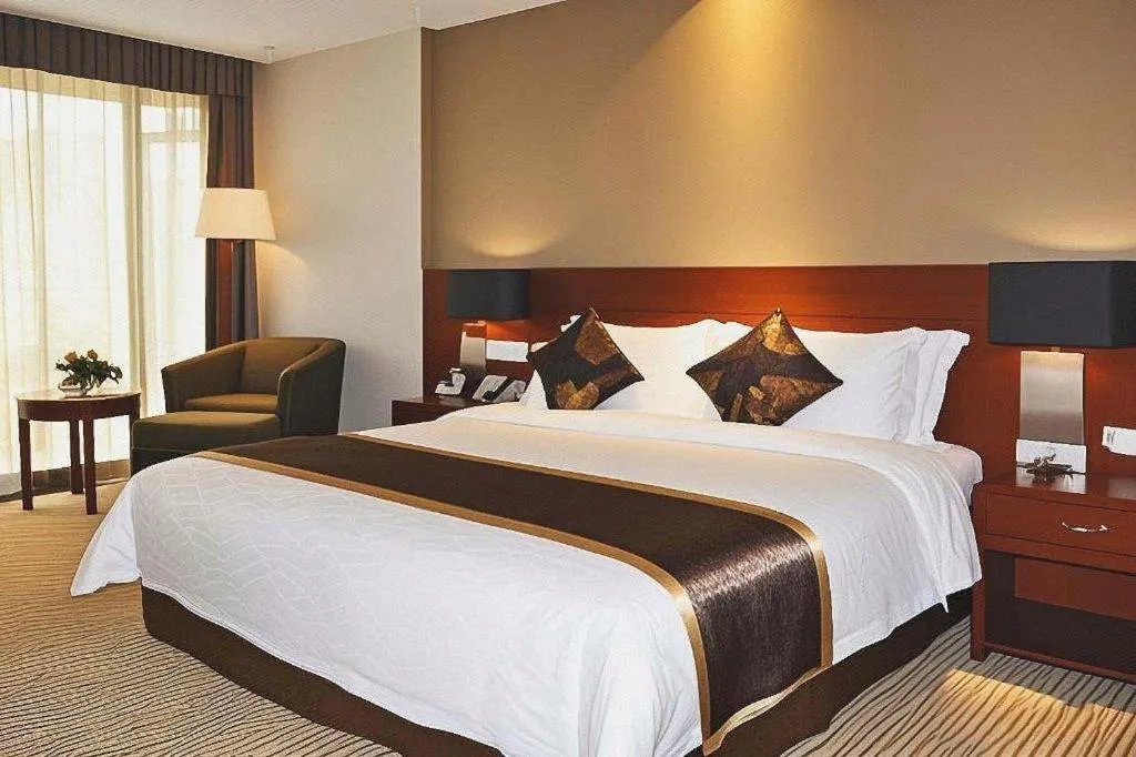 Bed in Jinggangshan ZhongTaiLai International Hotel