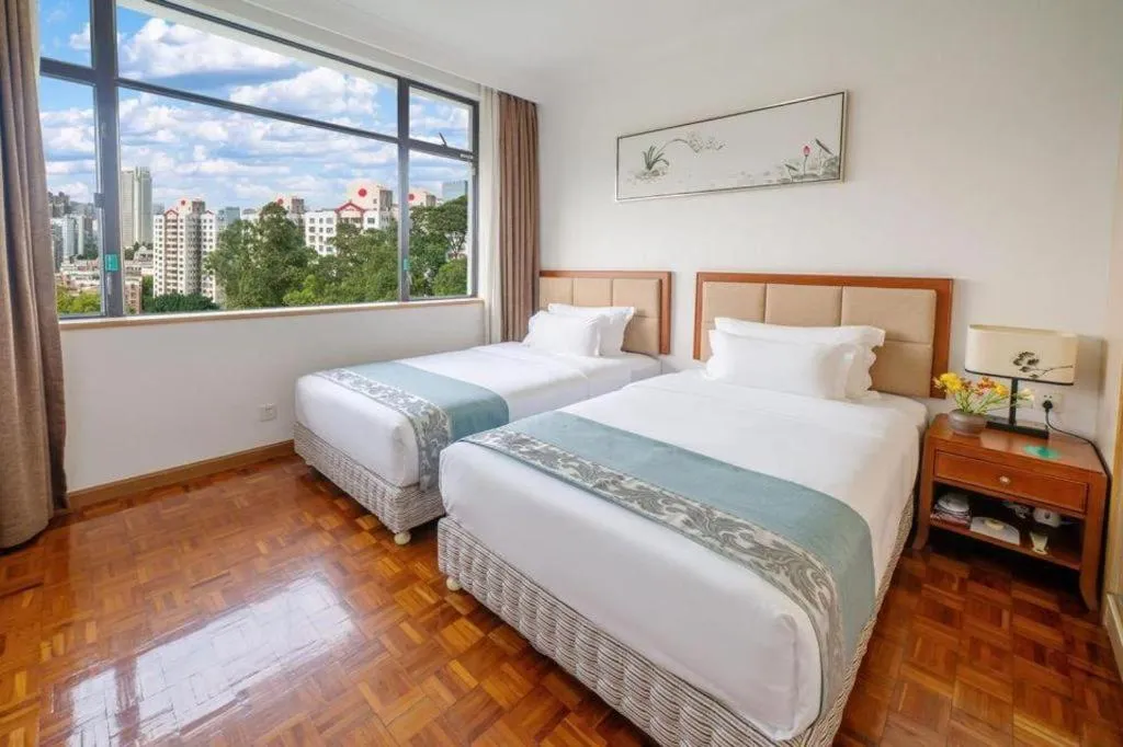 Bed in Nanhai Oil Hotel