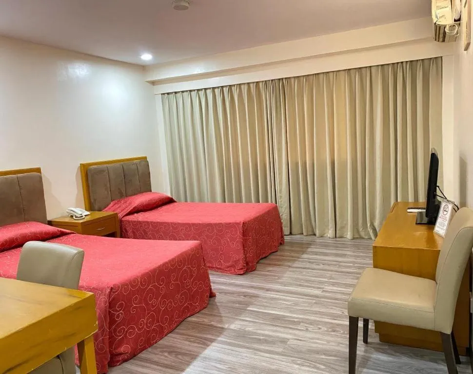 Bed in Bayfront Hotel Subic