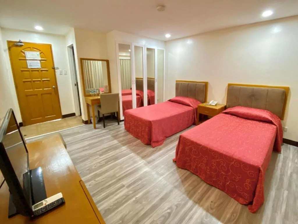 Bed in Bayfront Hotel Subic