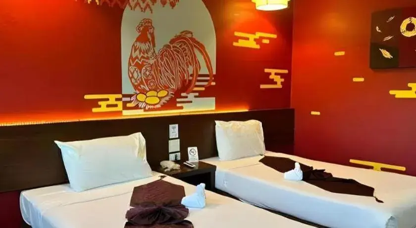 Bed in The Ligor City Hotel Bed in The Ligor City Hotel