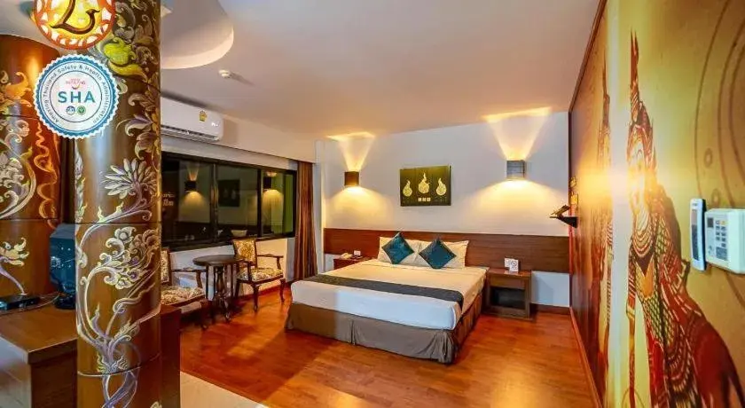 Bed in The Ligor City Hotel Bed in The Ligor City Hotel