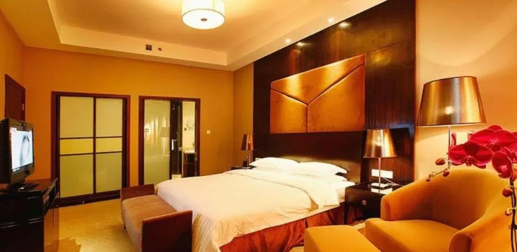 Bed in Jiande Peninsula Kaihao Hotel