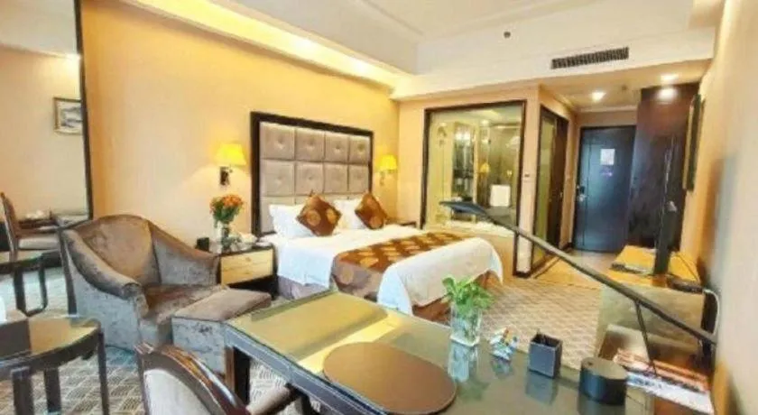 Bed in Jiande Peninsula Kaihao Hotel