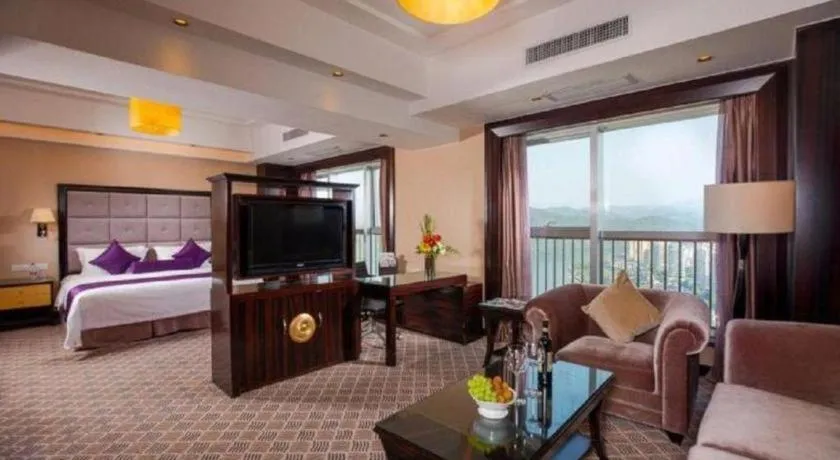 Bed in Jiande Peninsula Kaihao Hotel