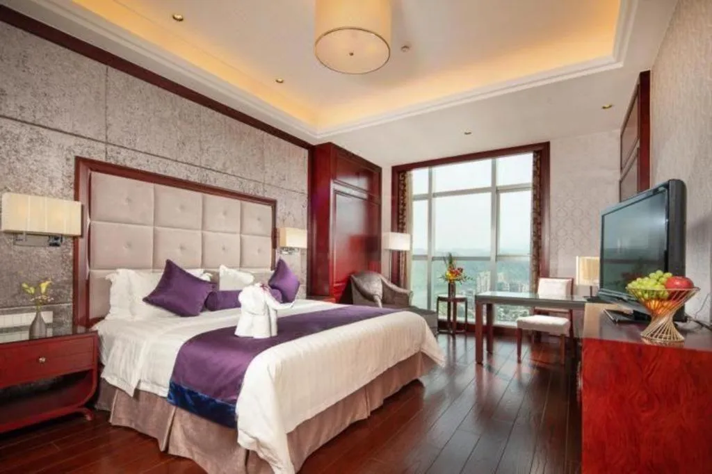 Bed in Jiande Peninsula Kaihao Hotel