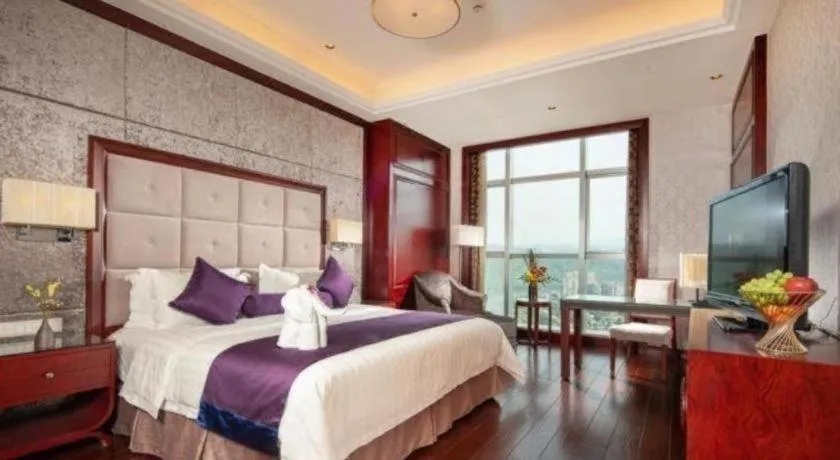 Bed in Jiande Peninsula Kaihao Hotel