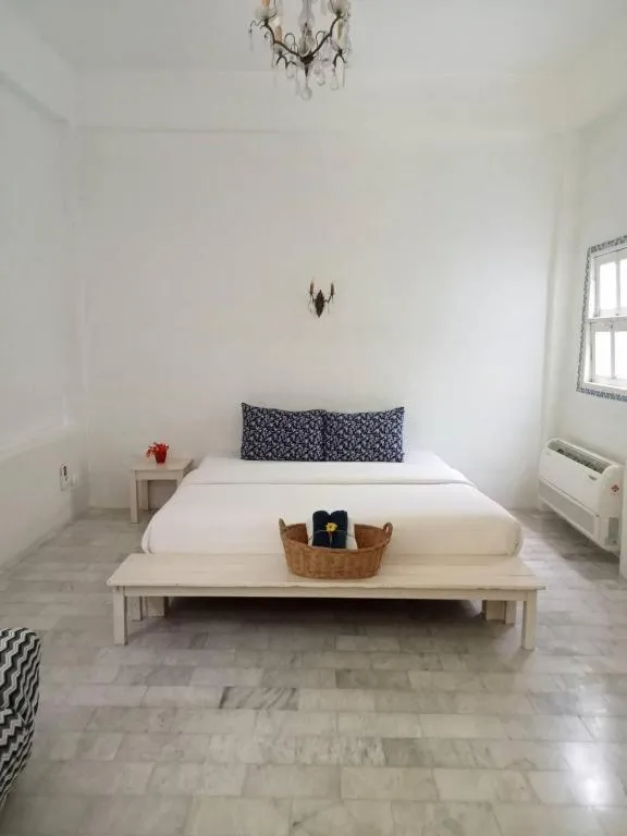 Bed in Brassiere Beach Hotel