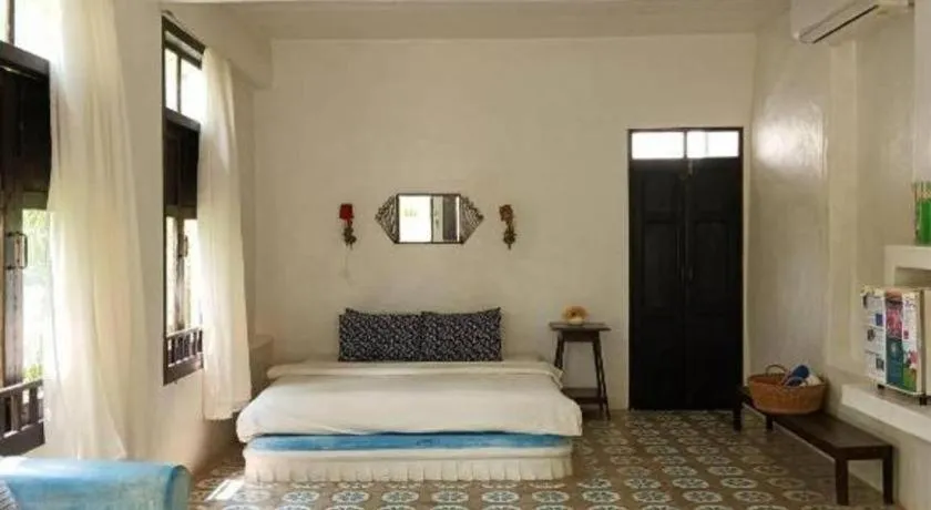 Bed in Brassiere Beach Hotel