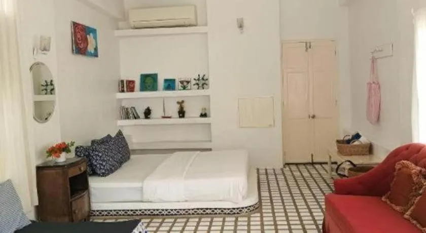 Bed in Brassiere Beach Hotel