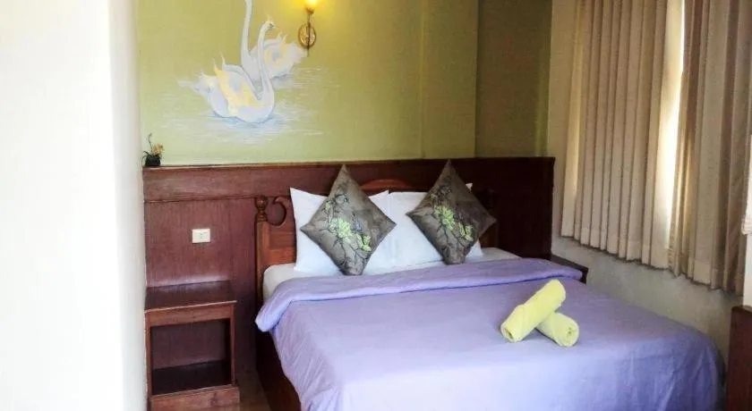 Bed in Loei Orchid Hotel