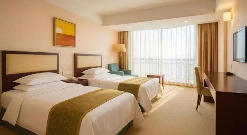 Bed in Wuhan Newport International Hotel Bed in Wuhan Newport International Hotel