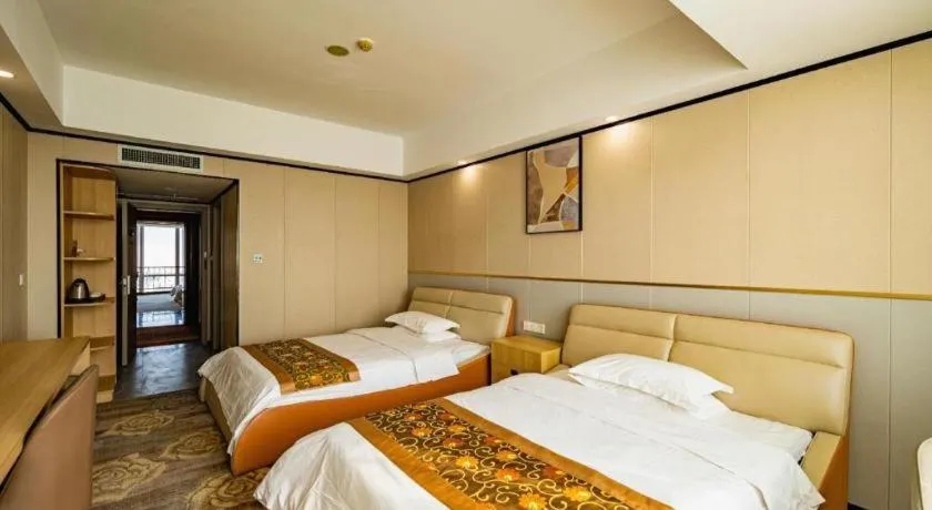 Bed in Wuhan Newport International Hotel