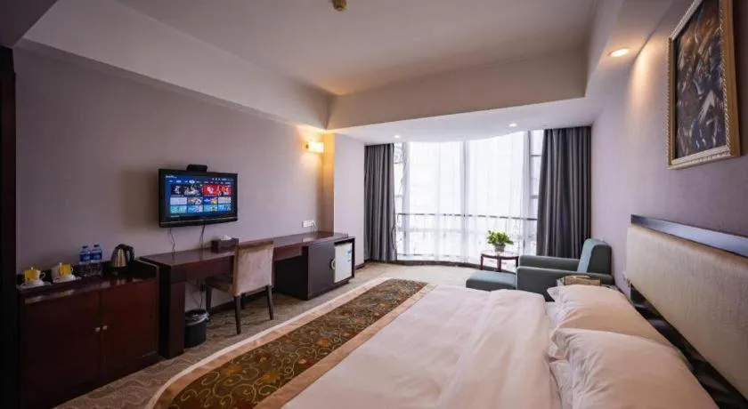 Bed in Wuhan Newport International Hotel