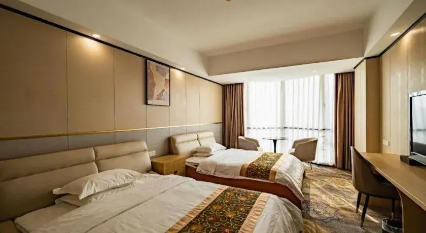 Bed in Wuhan Newport International Hotel Bed in Wuhan Newport International Hotel
