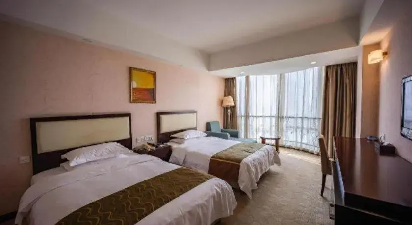 Bed in Wuhan Newport International Hotel Bed in Wuhan Newport International Hotel