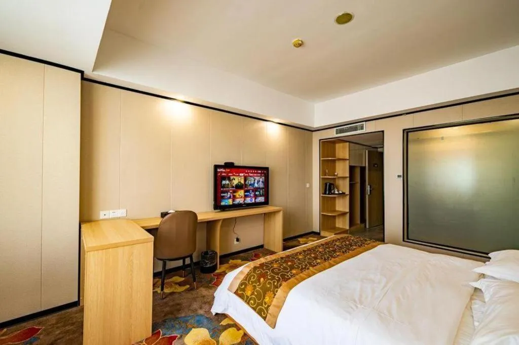 Bed in Wuhan Newport International Hotel