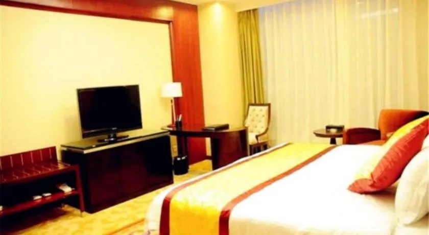 Bed in Qingdao Chengyang Detai Hotel