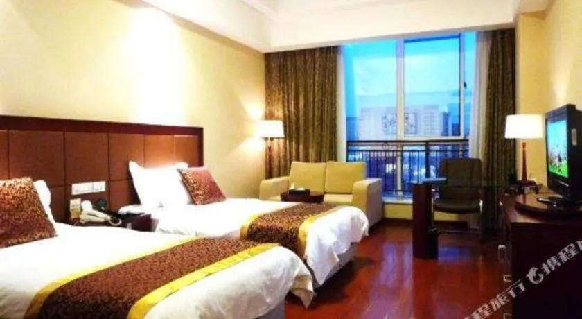 Bed in Qingdao Chengyang Detai Hotel